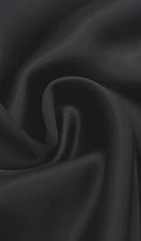 CRYSTAL BOW MINI DRESS IN BLACK styleofcb 