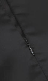 CRYSTAL BOW MINI DRESS IN BLACK styleofcb 