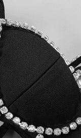 CRYSTAL SPARKLY MINI BANDAGE Dresses styleofcb 