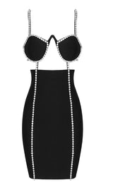 CRYSTAL SPARKLY MINI BANDAGE Dresses styleofcb 