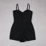 CRYSTAL BANDEAU MINI DRESS IN BLACK DRESS STYLE OF CB 