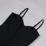 CRYSTAL BANDEAU MINI DRESS IN BLACK DRESS STYLE OF CB 