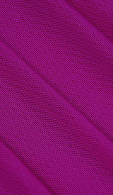 CRYSTAL HALTER NECK MIDI DRESS IN GRAPE DRESS STYLE OF CB 