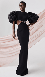 CUT OUT MAXI DRESS IN BLACK Dresses styleofcb 
