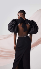 CUT OUT MAXI DRESS IN BLACK Dresses styleofcb 