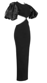 CUT OUT MAXI DRESS IN BLACK Dresses styleofcb 