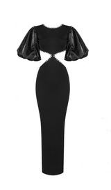 CUT OUT MAXI DRESS IN BLACK Dresses styleofcb 