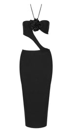 CUT OUT MIDI DRESS IN BLACK Dresses styleofcb 