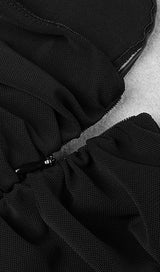 CUT-OUT RUCHED BODYCON MINI DRESS IN WHITE styleofcb 