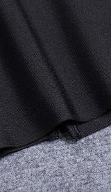 CUT-OUT TULLE CORSET MAXI DRESS IN BLACK DRESS STYLE OF CB 