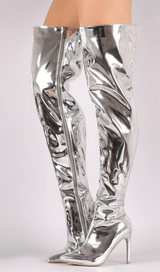 Carnival boots styleofcb SILVER 35 