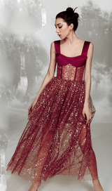 Chaotic bead floral dress styleofcb 