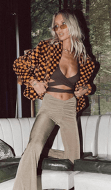 Checkerboard plaid jacket. styleofcb 