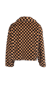 Checkerboard plaid jacket. styleofcb 