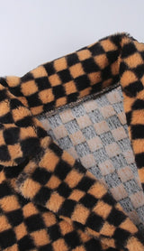 Checkerboard plaid jacket. styleofcb 