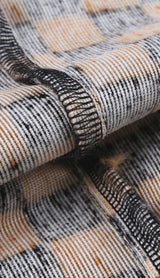 Checkerboard plaid jacket. styleofcb 