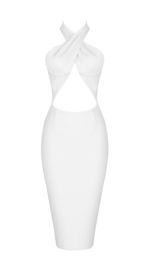 Cross halter halter dress styleofcb WHITE XS 