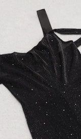 DIAMANTE MESH JUMPSUIT - BLACK DRESS STYLE OF CB 