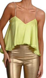 DIAMOND TOPS IN WHITE Clothing styleofcb XS YELLOW 