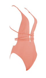 Deep V-neck briefs top styleofcb 