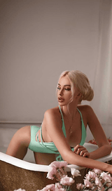 Deep V-neck briefs top styleofcb 