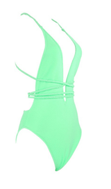 Deep V-neck briefs top styleofcb 