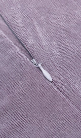 EMBELLISHED BANDAGE MIDI DRESS IN LAVENDER DRESS STYLE OF CB 