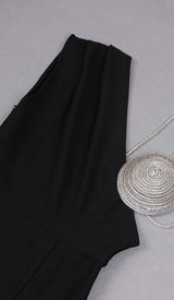 EXCLUSIVECM ASYMMETRIC HIGH-LOW DRESS IN BLACK DRESS STYLE OF CB 