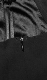 FISHBONE LONG SLEEVE DRESS IN BLACK DRESSES styleofcb 