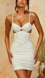 FISHBONE MIDI DRESS IN PINK Dresses styleofcb 