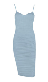 FISHBONE MIDI DRESS IN WHITE Dresses styleofcb XS BLUE 