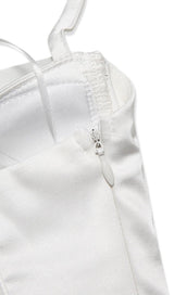 FISHBONE MIDI DRESS IN WHITE Dresses styleofcb 