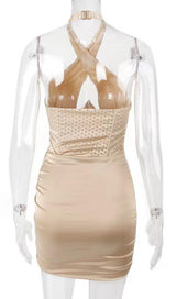 FISHBONE MINI DRESS IN BLUE Dresses styleofcb 