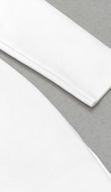 FISHBONE SLIT BANDAGE MIDI DRESS DRESS STYLE OF CB 