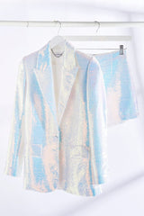 PLUNGE SEQUIN BLAZER SET DRESS STYLE OF CB 