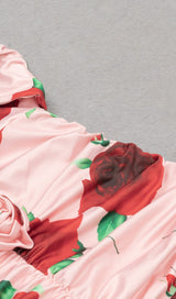 FLORAL-PRINT MAXI DRESS IN PINK DRESS STYLE OF CB 