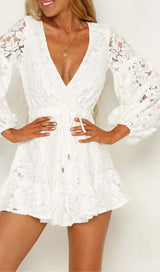 FLORAL TEXTURES CUTOUT MINI DRESS IN NEON ORANGE DRESS STYLE OF CB 