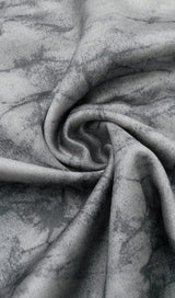 FLORAL BACKLESS MIDI DRESS IN GREY DRESS STYLE OF CB 