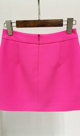 FLORAL TWO-PIECE JACKET DRESS IN RED DRESS STYLE OF CB 