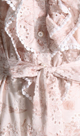 FLOWERS COTTON MAXI DRESS IN WHITE DRESS sis label 