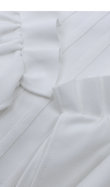 FRILLY BANDAGE MINI DRESS IN WHITE Dresses styleofcb 