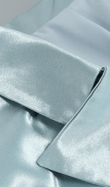 Feather short blue suit styleofcb 