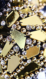 GOLD BEADED SEQUIN CORSET styleofcb 