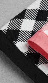 Geometric pattern skirt suit styleofcb 