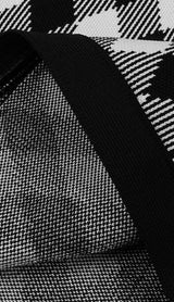 Geometric pattern skirt suit styleofcb 