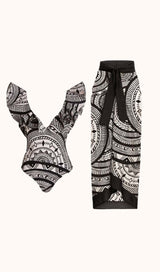 Georgianna Ruffle Printed Swimwear Two Piece Set Swimwear styleofcb 