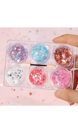 Glitter glitter for gel eye makeup. styleofcb #1 