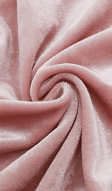 Gold velvet drawstring irregular dress styleofcb 