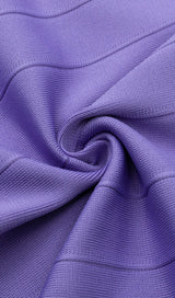 HALTER BANDAGE MINI DRESS IN LAVENDER DRESS STYLE OF CB 