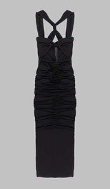 HALTER CUT OUT MAXI DRESS IN BLACK DRESS styleofcb 